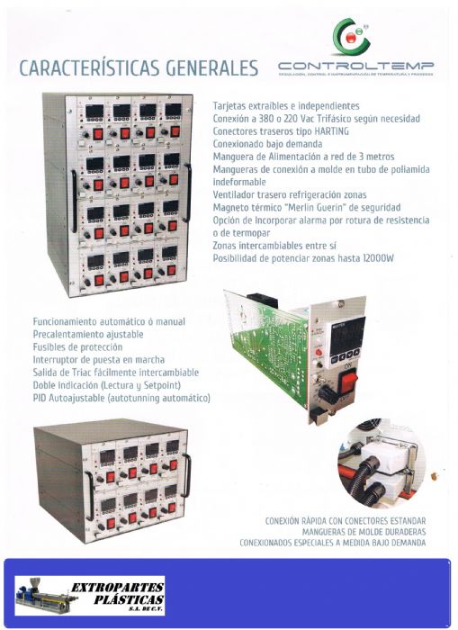 TABLERO DE CONTROL DE TEMPERATURA